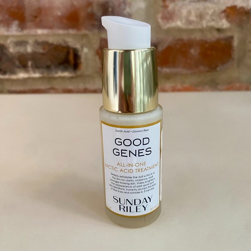 Sunday Riley Good Genes All-in-one Lactic Acid Treatment, New, Full Size 30mL.